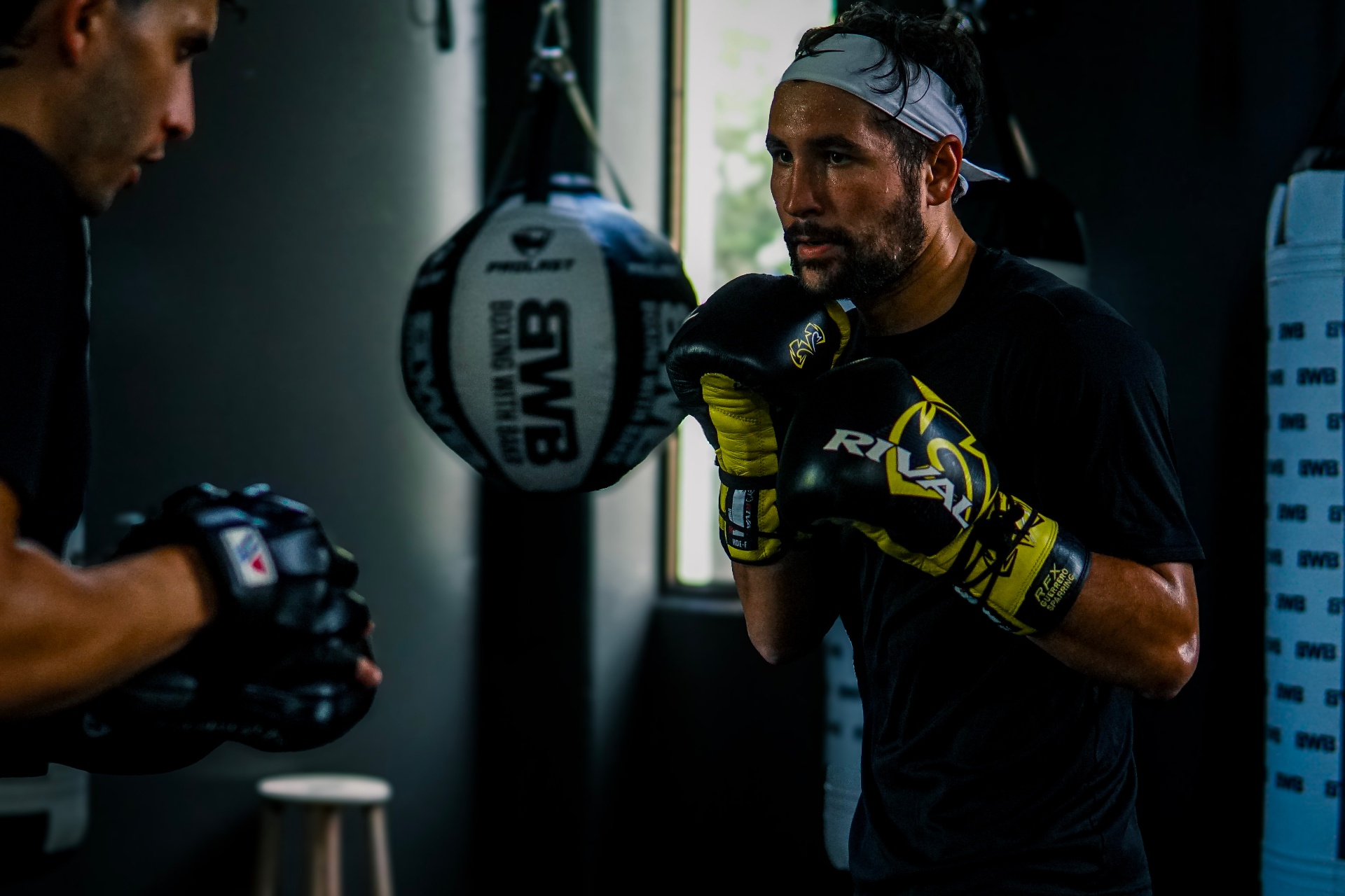 Charlie training at Boxing With Bakr